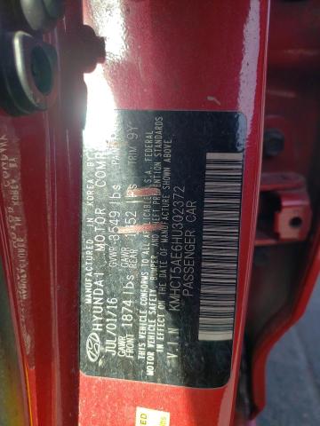 Photo 12 VIN: KMHCT5AE6HU302372 - HYUNDAI ACCENT SE 