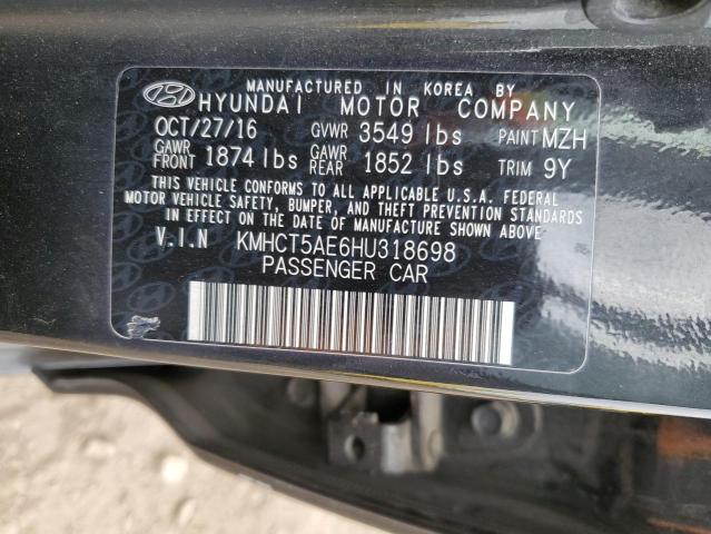 Photo 11 VIN: KMHCT5AE6HU318698 - HYUNDAI ACCENT SE 