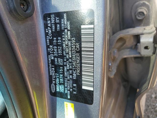 Photo 11 VIN: KMHCT5AE6HU334593 - HYUNDAI ACCENT 