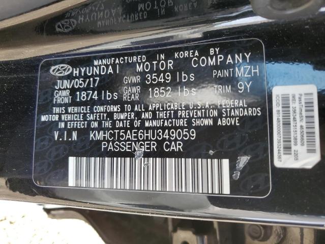 Photo 11 VIN: KMHCT5AE6HU349059 - HYUNDAI ACCENT SE 