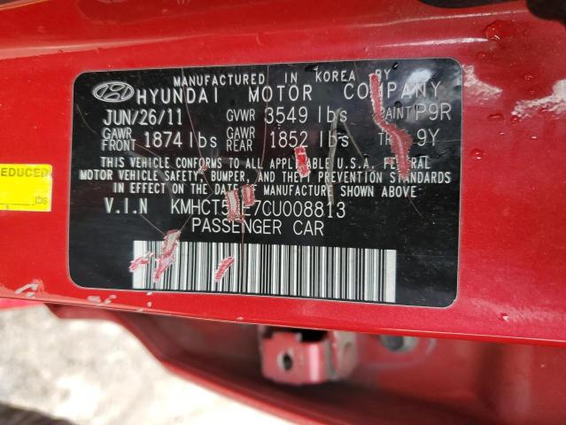 Photo 11 VIN: KMHCT5AE7CU008813 - HYUNDAI ACCENT 