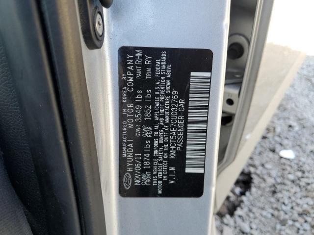 Photo 11 VIN: KMHCT5AE7CU032769 - HYUNDAI ACCENT 