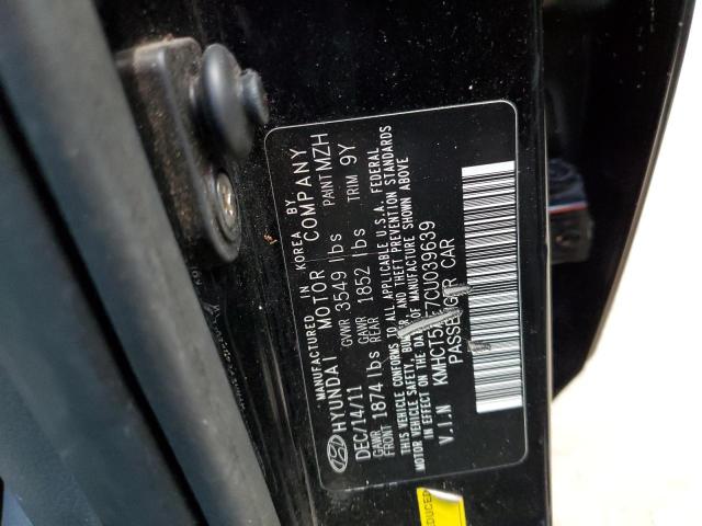 Photo 9 VIN: KMHCT5AE7CU039639 - HYUNDAI ACCENT GLS 