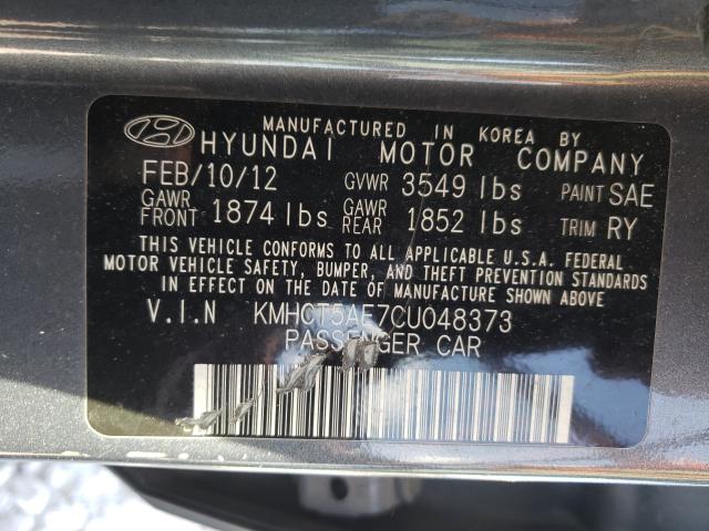 Photo 9 VIN: KMHCT5AE7CU048373 - HYUNDAI ACCENT GLS 