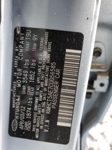 Photo 12 VIN: KMHCT5AE7CU056585 - HYUNDAI ACCENT 