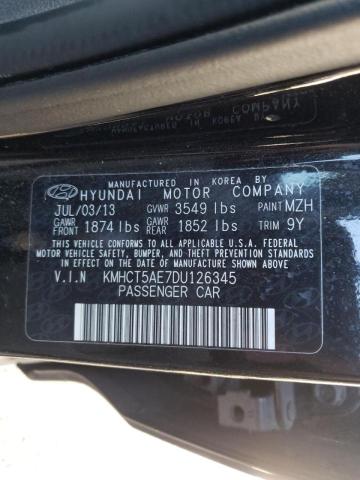 Photo 9 VIN: KMHCT5AE7DU126345 - HYUNDAI ACCENT GLS 