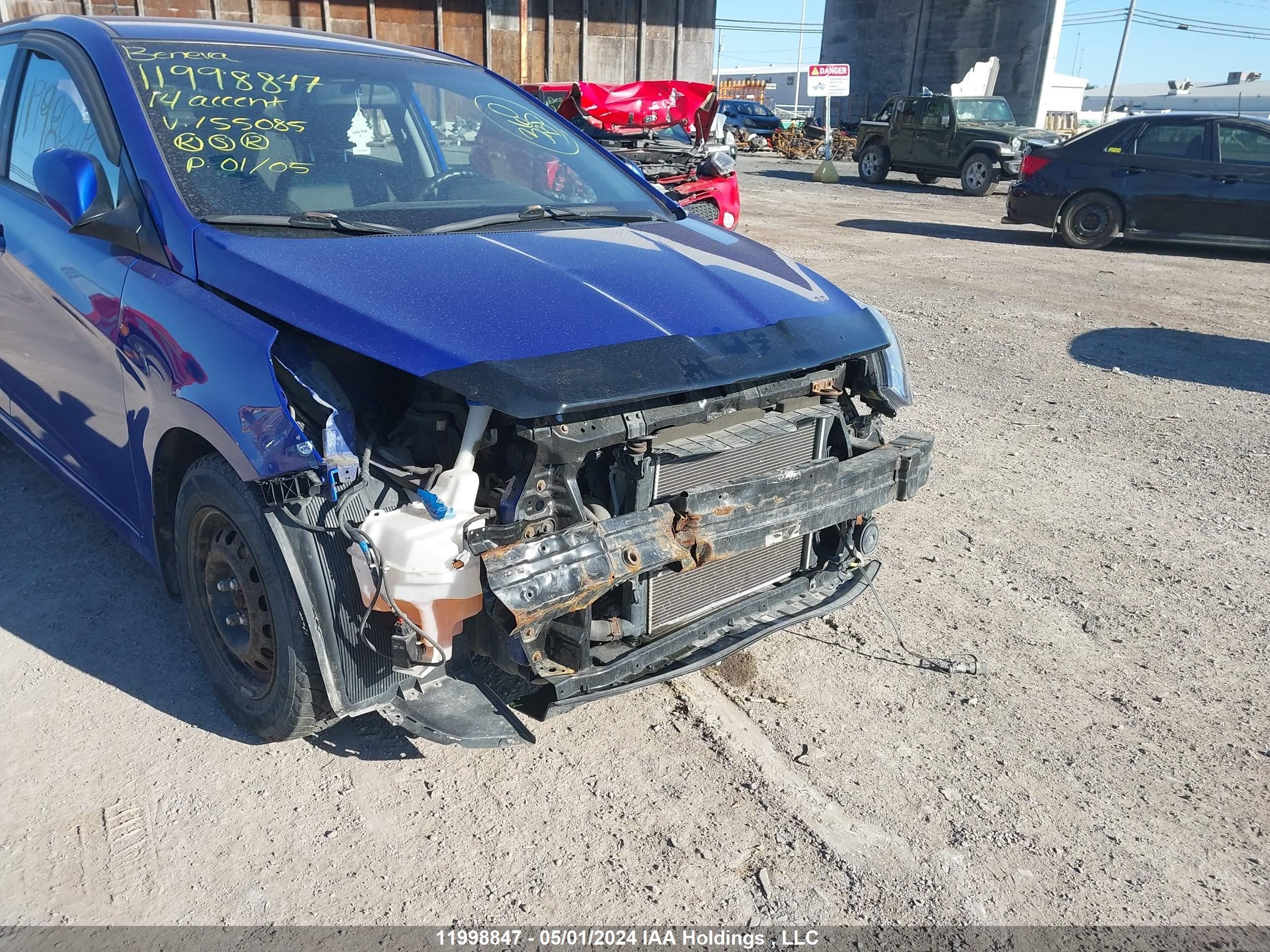 Photo 5 VIN: KMHCT5AE7EU155085 - HYUNDAI ACCENT 