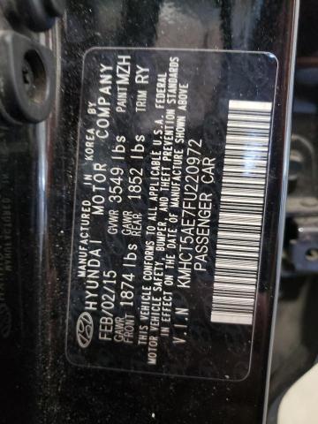 Photo 12 VIN: KMHCT5AE7FU220972 - HYUNDAI ACCENT GS 