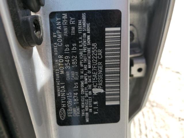 Photo 11 VIN: KMHCT5AE7FU222558 - HYUNDAI ACCENT GS 