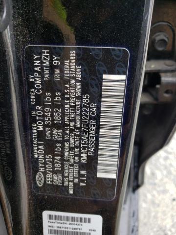 Photo 11 VIN: KMHCT5AE7FU222785 - HYUNDAI ACCENT 