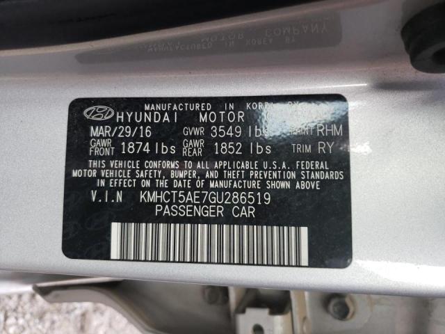 Photo 9 VIN: KMHCT5AE7GU286519 - HYUNDAI ACCENT SE 