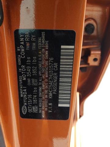 Photo 11 VIN: KMHCT5AE7HU315776 - HYUNDAI ACCENT 