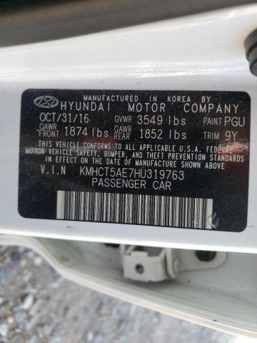 Photo 9 VIN: KMHCT5AE7HU319763 - HYUNDAI ACCENT SE 