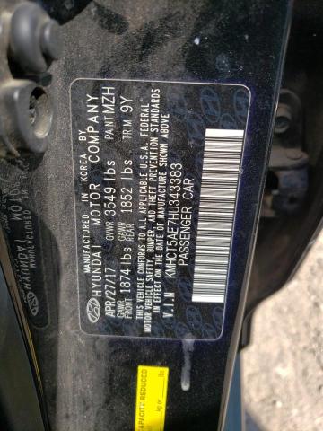 Photo 12 VIN: KMHCT5AE7HU343383 - HYUNDAI ACCENT SE 