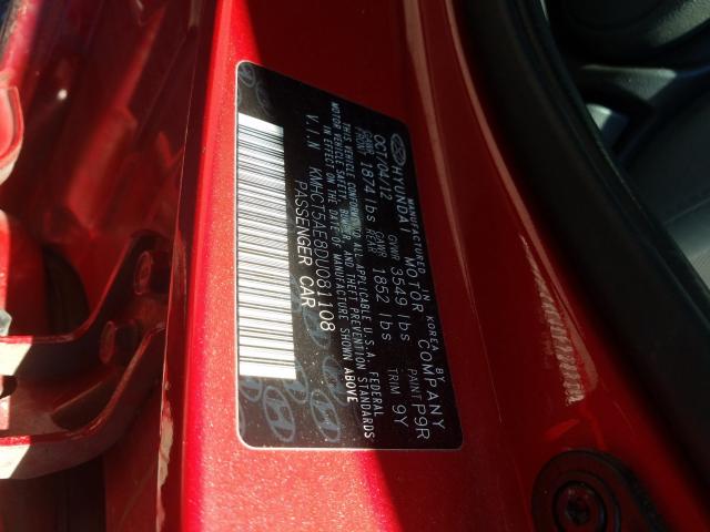 Photo 9 VIN: KMHCT5AE8DU081108 - HYUNDAI ACCENT GLS 