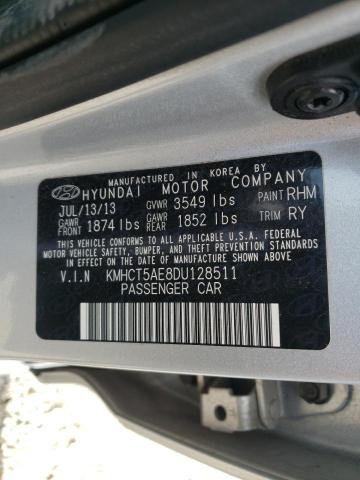 Photo 11 VIN: KMHCT5AE8DU128511 - HYUNDAI ACCENT 