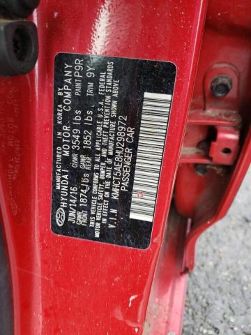 Photo 11 VIN: KMHCT5AE8HU298972 - HYUNDAI ACCENT SE 