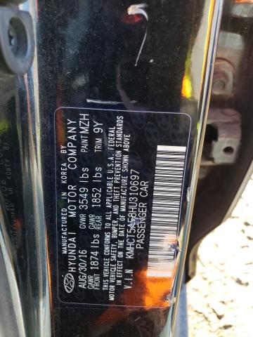 Photo 12 VIN: KMHCT5AE8HU310697 - HYUNDAI ACCENT 