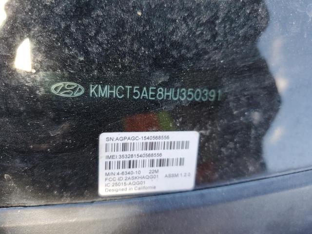 Photo 11 VIN: KMHCT5AE8HU350391 - HYUNDAI ACCENT 