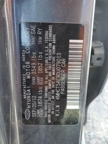 Photo 12 VIN: KMHCT5AE9DU079013 - HYUNDAI ACCENT GLS 