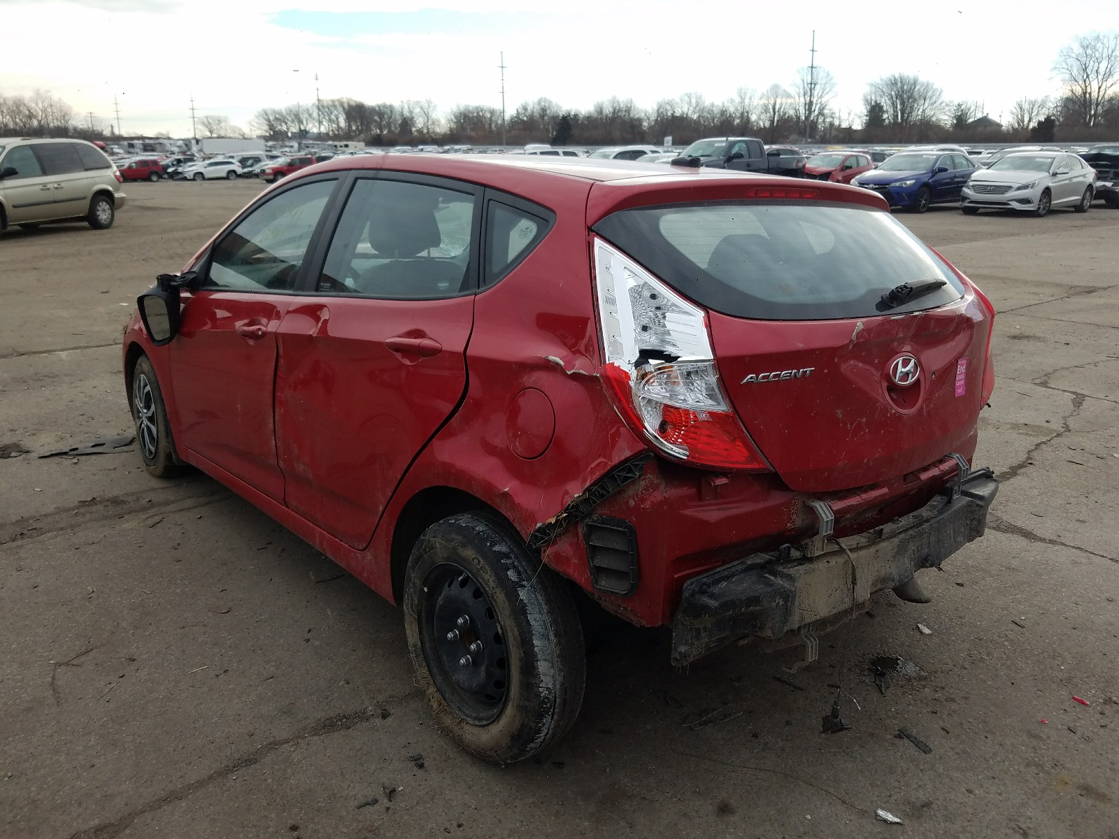 Photo 2 VIN: KMHCT5AE9DU108882 - HYUNDAI ACCENT GLS 