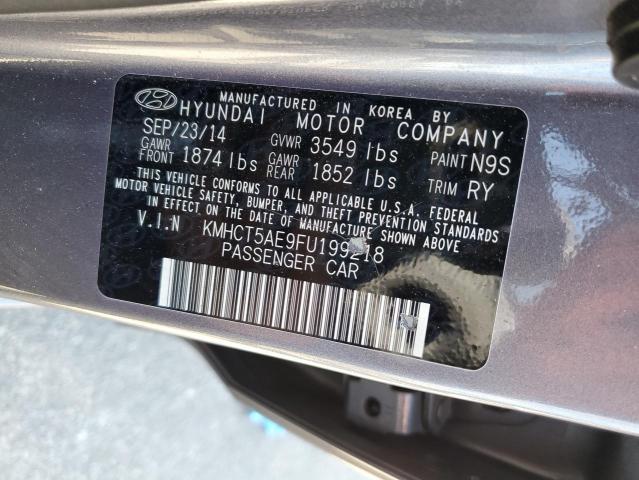 Photo 9 VIN: KMHCT5AE9FU199218 - HYUNDAI ACCENT GS 