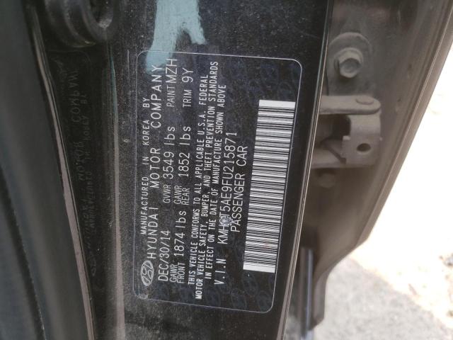 Photo 11 VIN: KMHCT5AE9FU215871 - HYUNDAI ACCENT GS 