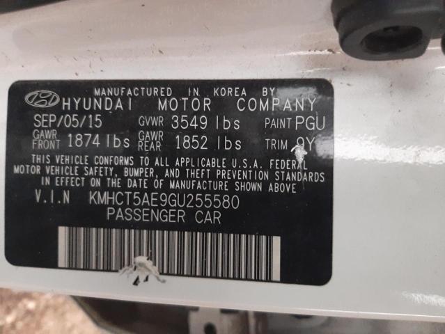 Photo 12 VIN: KMHCT5AE9GU255580 - HYUNDAI ACCENT SE 