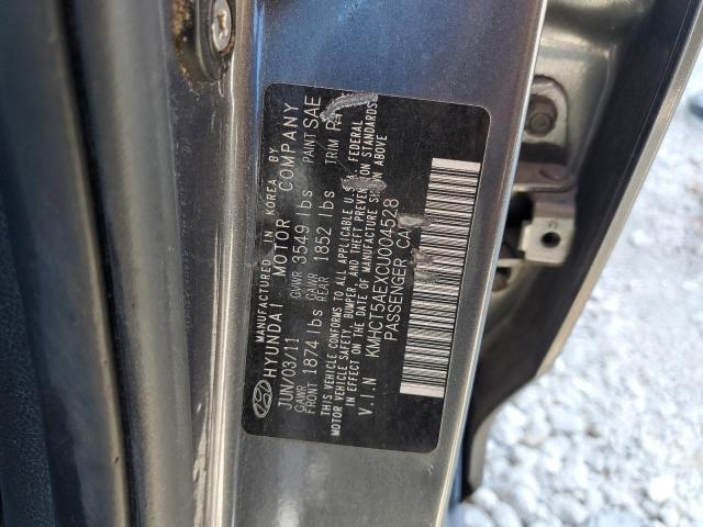 Photo 11 VIN: KMHCT5AEXCU004528 - HYUNDAI ACCENT 