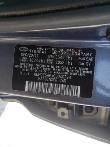 Photo 9 VIN: KMHCT5AEXCU040798 - HYUNDAI ACCENT GLS 