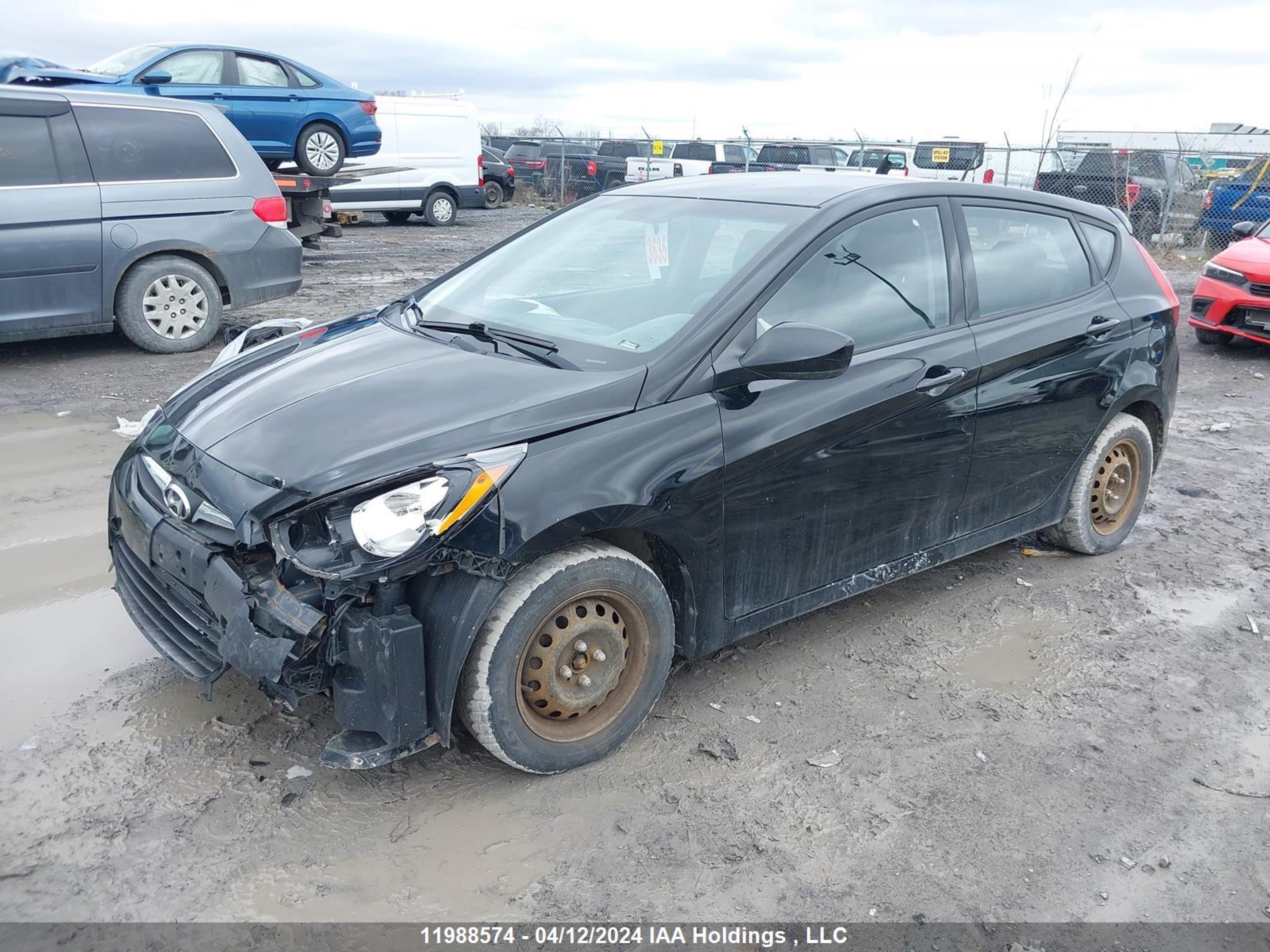 Photo 1 VIN: KMHCT5AEXDU134018 - HYUNDAI ACCENT 