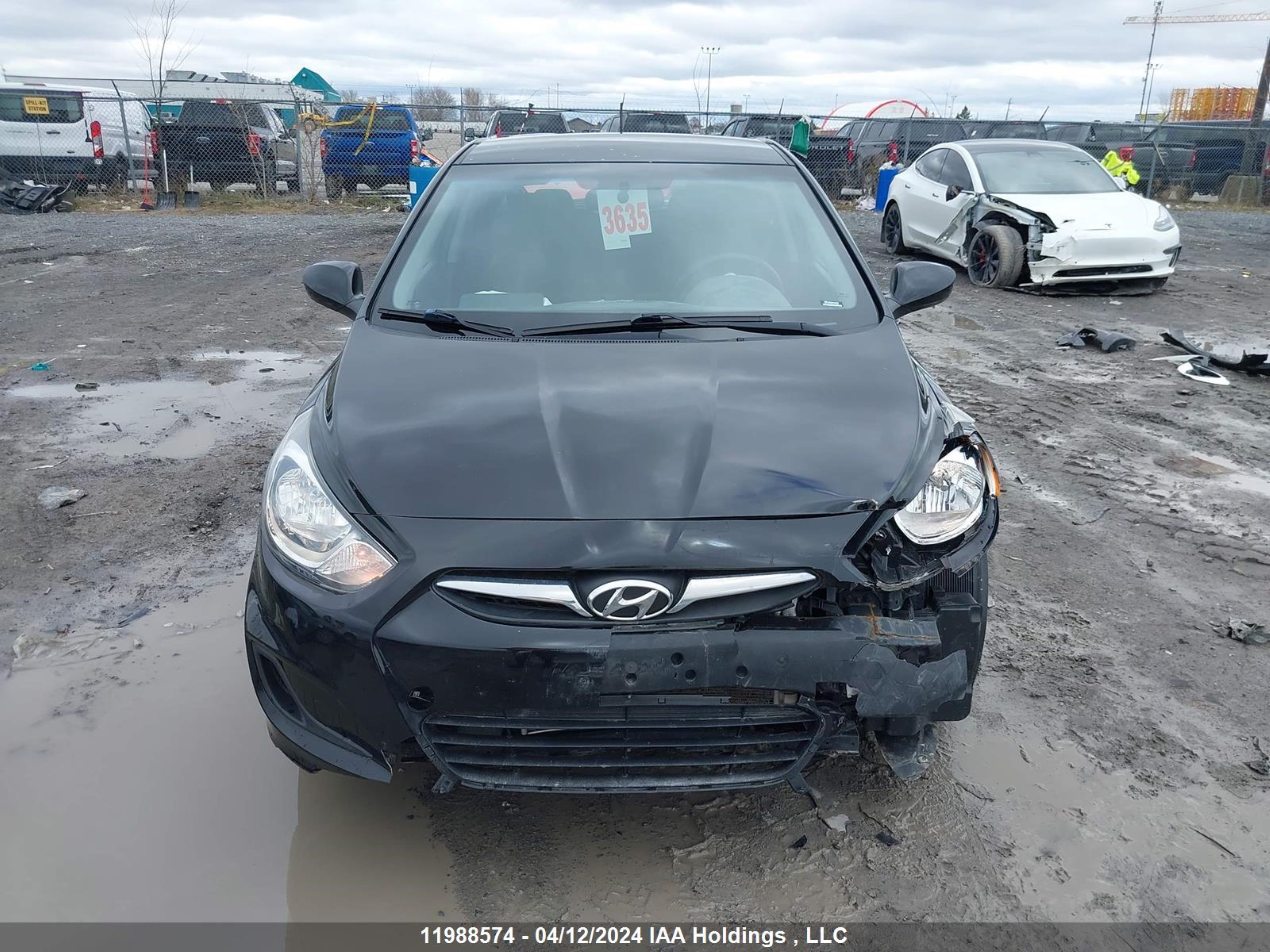 Photo 12 VIN: KMHCT5AEXDU134018 - HYUNDAI ACCENT 