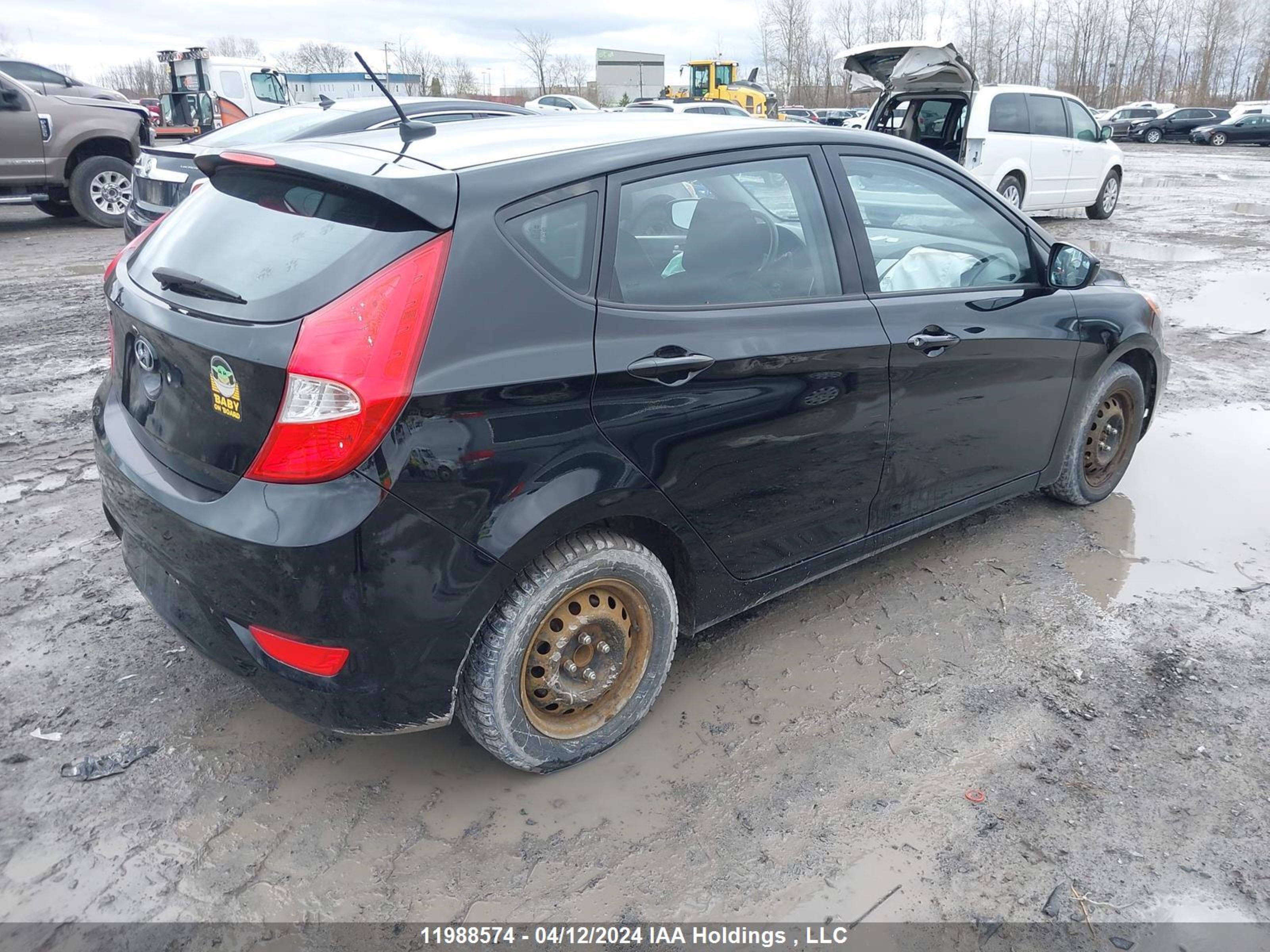 Photo 3 VIN: KMHCT5AEXDU134018 - HYUNDAI ACCENT 