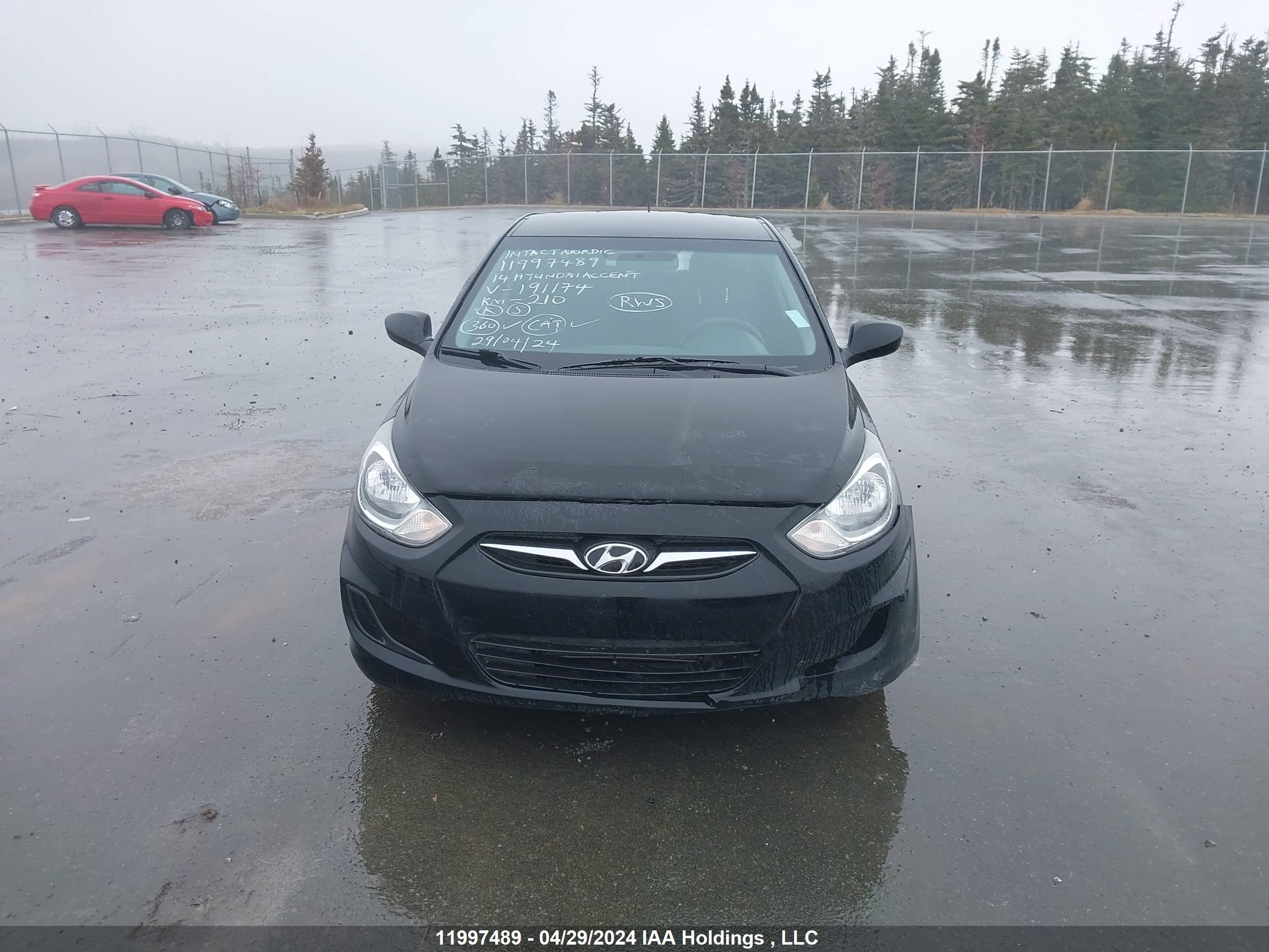 Photo 12 VIN: KMHCT5AEXEU191174 - HYUNDAI ACCENT 