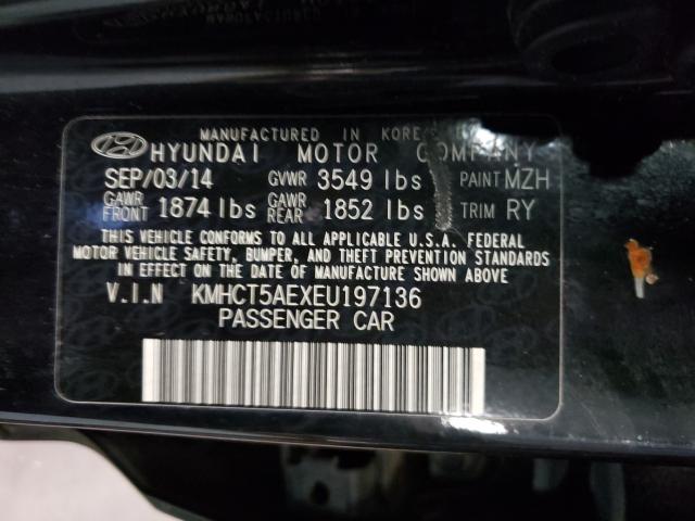 Photo 9 VIN: KMHCT5AEXEU197136 - HYUNDAI ACCENT GLS 