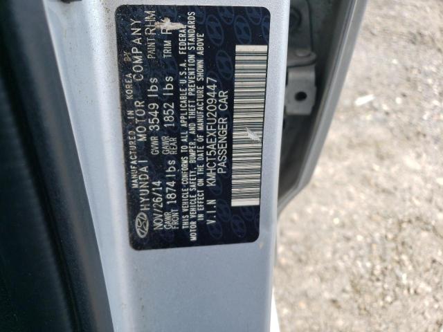 Photo 9 VIN: KMHCT5AEXFU209447 - HYUNDAI ACCENT GS 