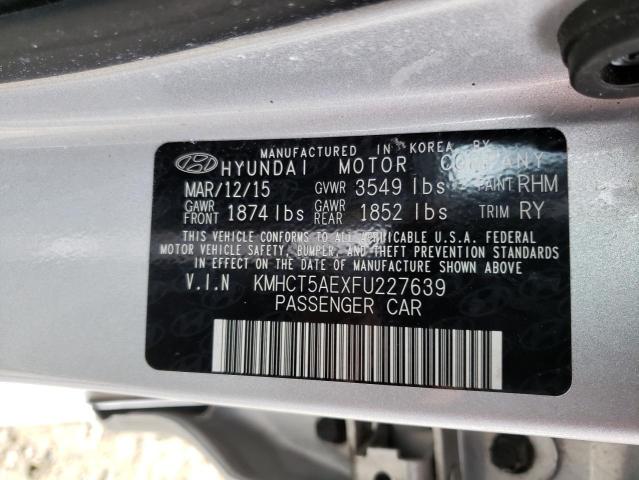 Photo 9 VIN: KMHCT5AEXFU227639 - HYUNDAI ACCENT GS 