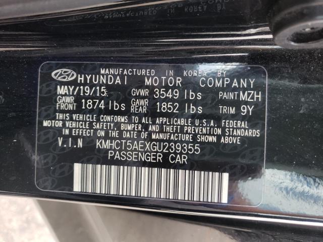 Photo 9 VIN: KMHCT5AEXGU239355 - HYUNDAI ACCENT SE 