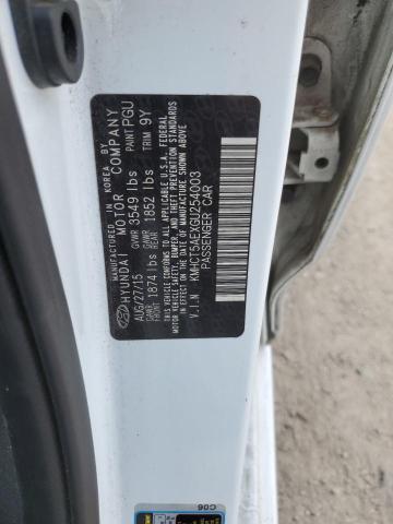 Photo 11 VIN: KMHCT5AEXGU254003 - HYUNDAI ACCENT 