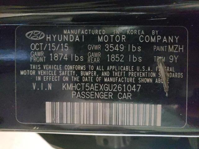 Photo 9 VIN: KMHCT5AEXGU261047 - HYUNDAI ACCENT SE 