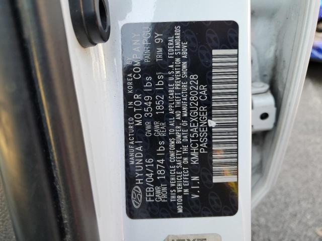 Photo 11 VIN: KMHCT5AEXGU280228 - HYUNDAI ACCENT SE 