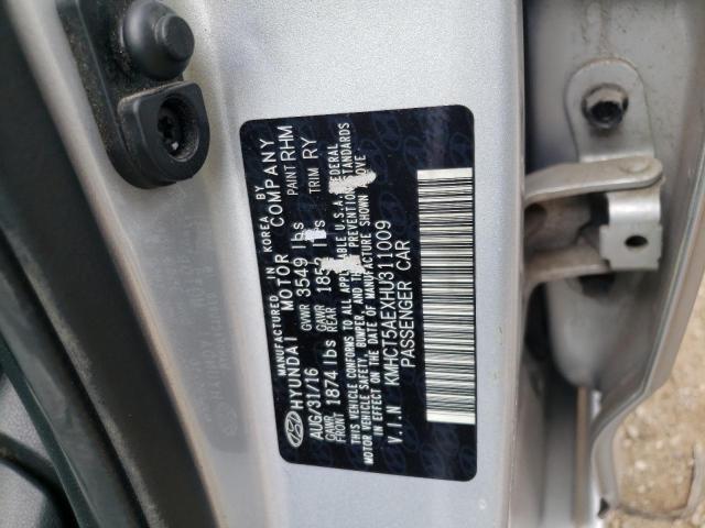 Photo 12 VIN: KMHCT5AEXHU311009 - HYUNDAI ACCENT SE 