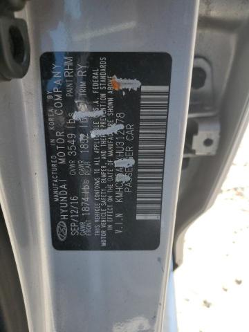 Photo 11 VIN: KMHCT5AEXHU312578 - HYUNDAI ACCENT 