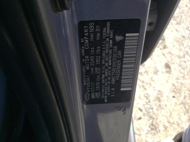 Photo 11 VIN: KMHCT5AEXHU336184 - HYUNDAI ACCENT 