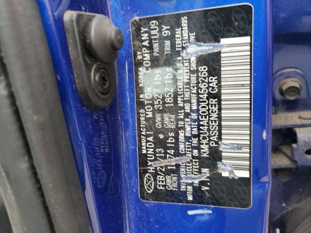 Photo 12 VIN: KMHCU4AE0DU456268 - HYUNDAI ACCENT 