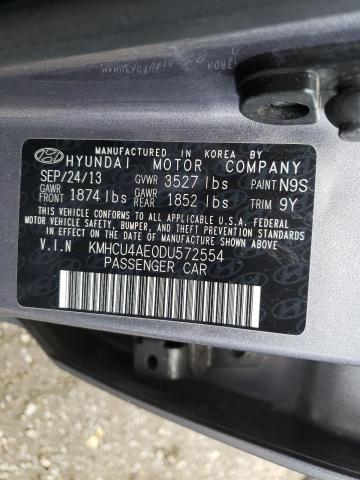 Photo 9 VIN: KMHCU4AE0DU572554 - HYUNDAI ACCENT GLS 