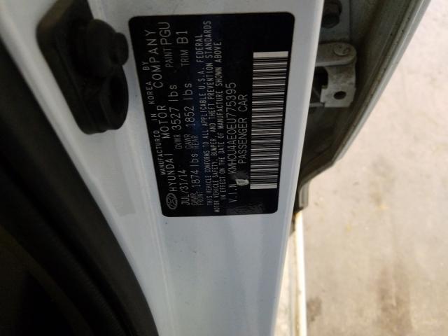 Photo 9 VIN: KMHCU4AE0EU775395 - HYUNDAI ACCENT 