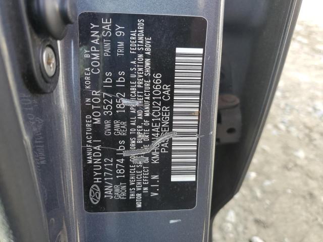 Photo 11 VIN: KMHCU4AE1CU210666 - HYUNDAI ACCENT GLS 