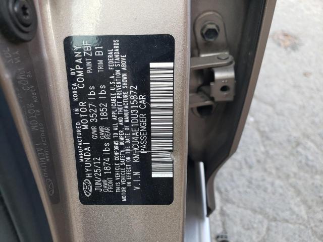 Photo 11 VIN: KMHCU4AE1DU315872 - HYUNDAI ACCENT GLS 