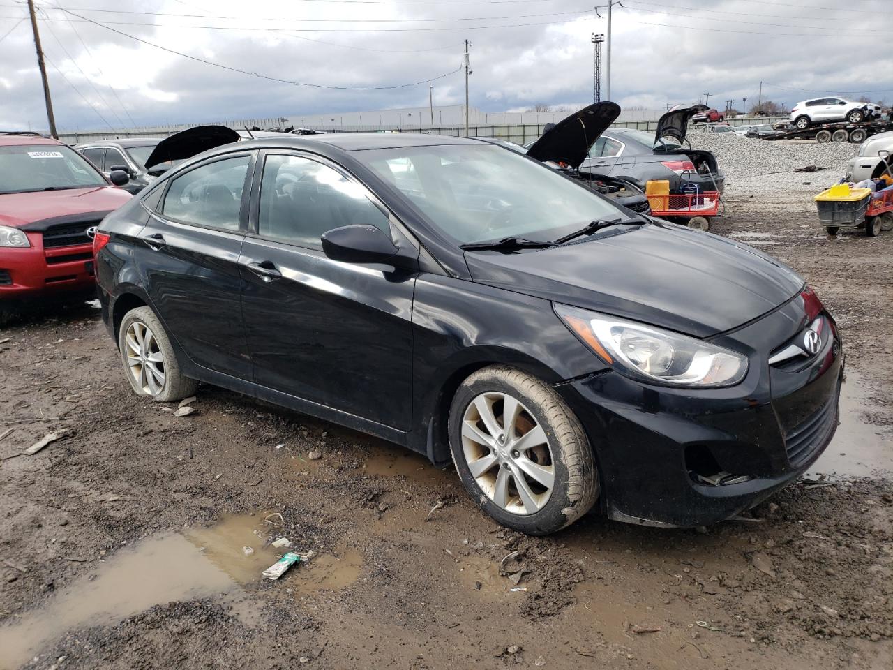 Photo 3 VIN: KMHCU4AE1DU341548 - HYUNDAI ACCENT 